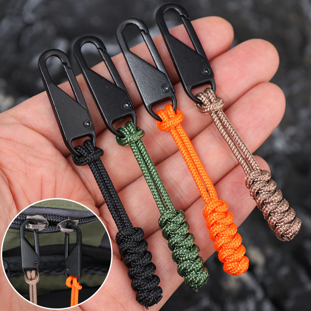 Durable Umbrella Rope Woven Zip Slider-Practical Outdoor Travel Bag ...