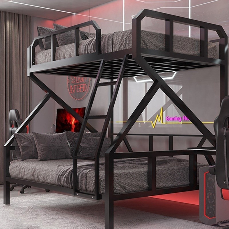 Bed Esports Beds With Iron Art On Top And Bottom Hotels Double Layered ...