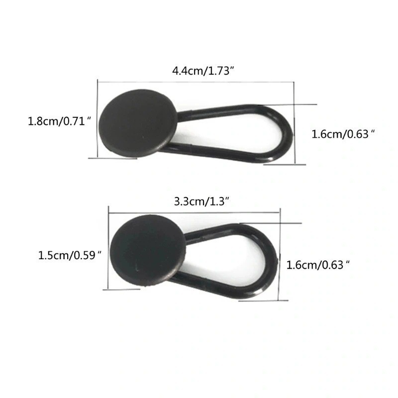 15mm/18mm Pants Extender Buttons Flexible Waist Extenders for Jeans ...