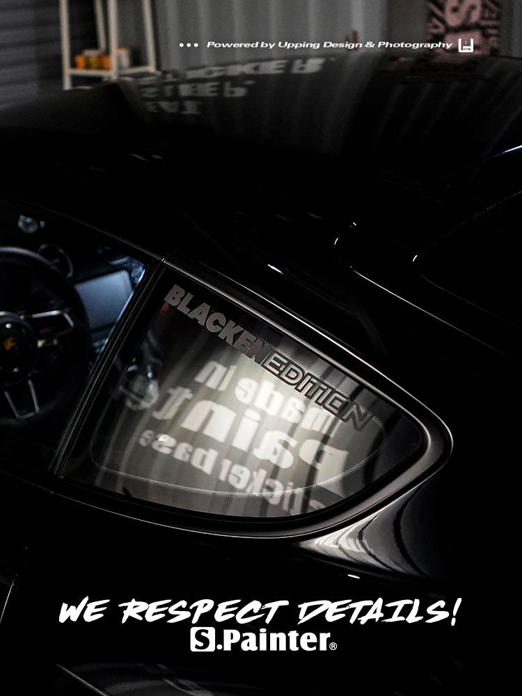 2025-new * SP Car Sticker Original HF Style Black Car Sticker BBA ...