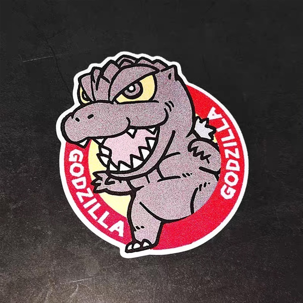 JDM Little Monster Anime Cartoon Waterproof Car Stickers Godzilla ...