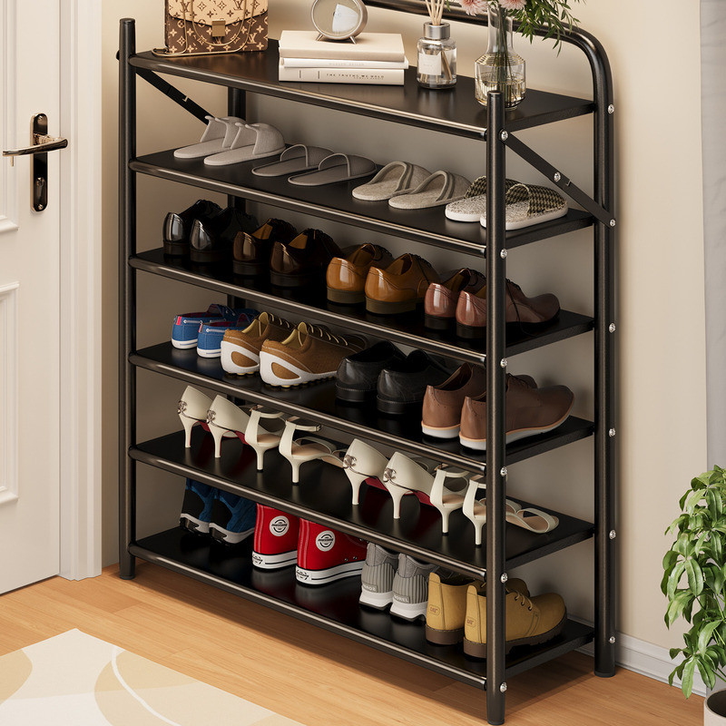 Iron Shoe Rack Installation Free Foldable Multi Layered Simple Shoe ...