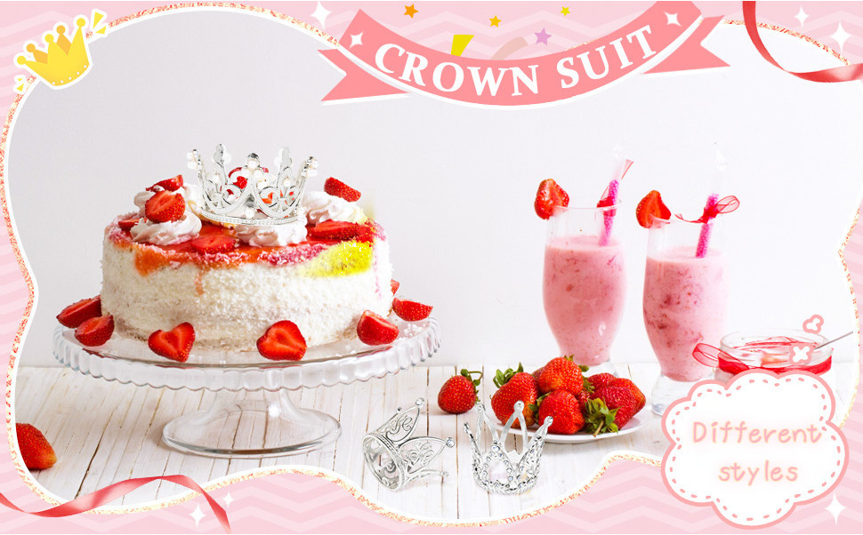 Crown Cake Topper, Mini Crowns, Crowns for Flower Bouquets Small Baby ...