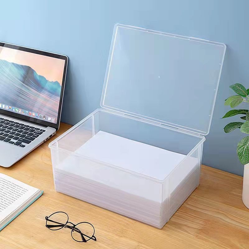 Transparent A4 File Classification Certificate Storage Box Drawer ...