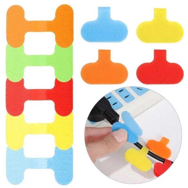 10/20/30Pcs Reusable Cable Labels - Self Adhesive Cable Wire Label Tags ...