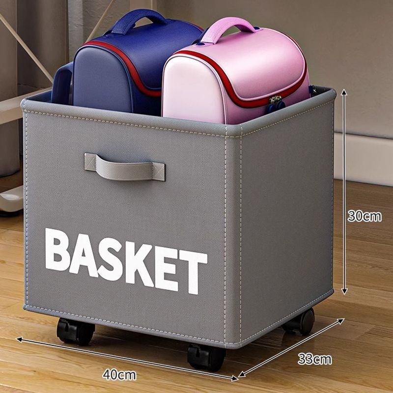 School bag rack, student under-table storage, with roller skates, bag ...