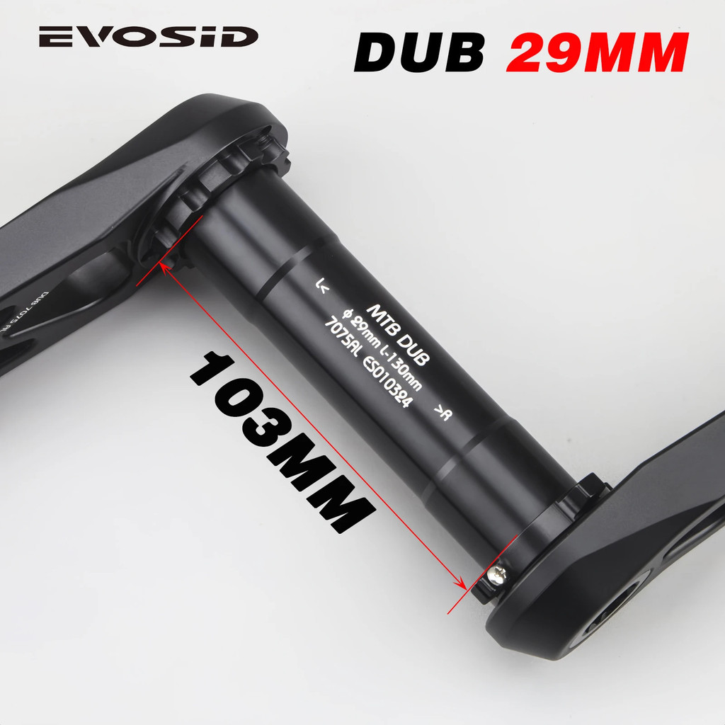 EVOSID MTB Bike Crankset 170mm R-SPEC Trail Enduro Mountain Bicycle DUB ...