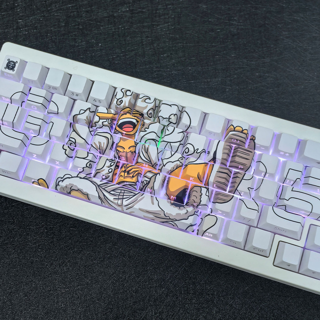 Luffy Keycap Cherry Profile 126 Keys PBT Dye Sublimation Letter Side ...