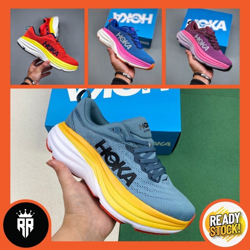 Hoka Bondi 8 Running Shoes for Men Women Premium Sport Shoes Marathon ...