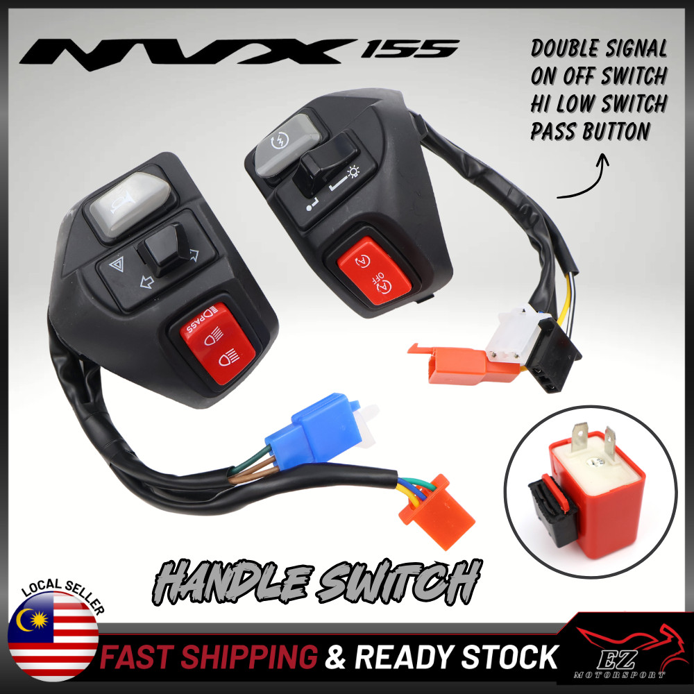 YAMAHA NVX 155 / NVX155 / AREOX 155 Handle Switch Lh Rh Double Signal ...