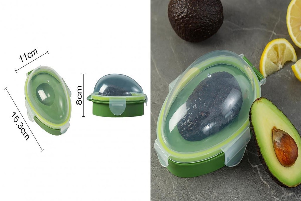 bangla| Avocado Storage Container Avocado Storage Box Leak-proof ...