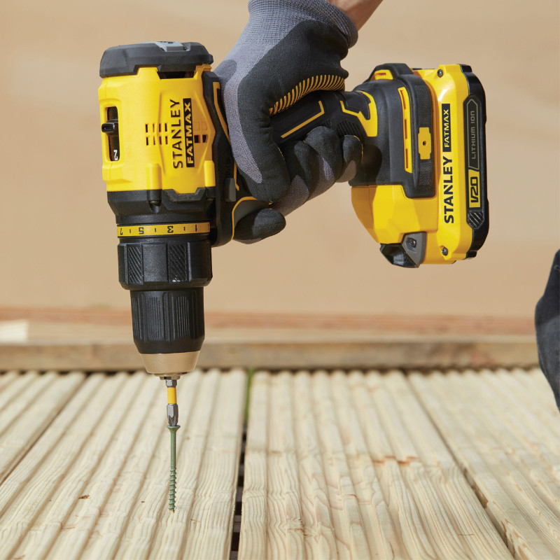 Drill Driver Stanley Fatmax Drill B&q Fatmax 18v Cordless