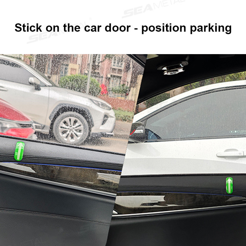 SEAMETAL 8pcs/set Luminous Car Spot Marking Stickers Interior Judgment ...