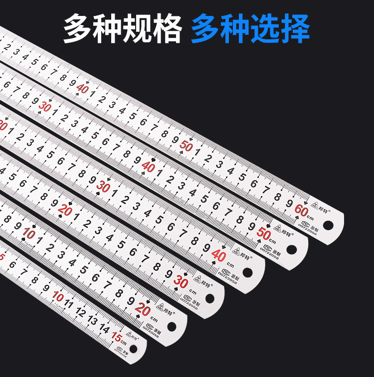 stainless steel ruler 15/30/50/60cm | Shopee Singapore