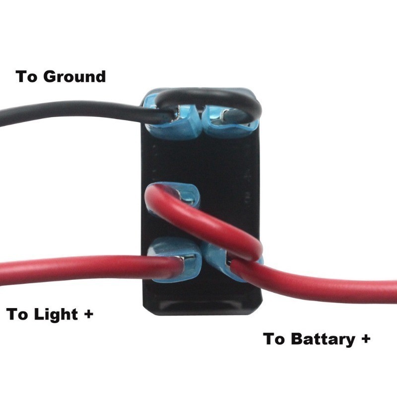 ZR For 1 X Rocker Switch Logo RADIO Pattern Car Boat Blue Led 5 Pin ...