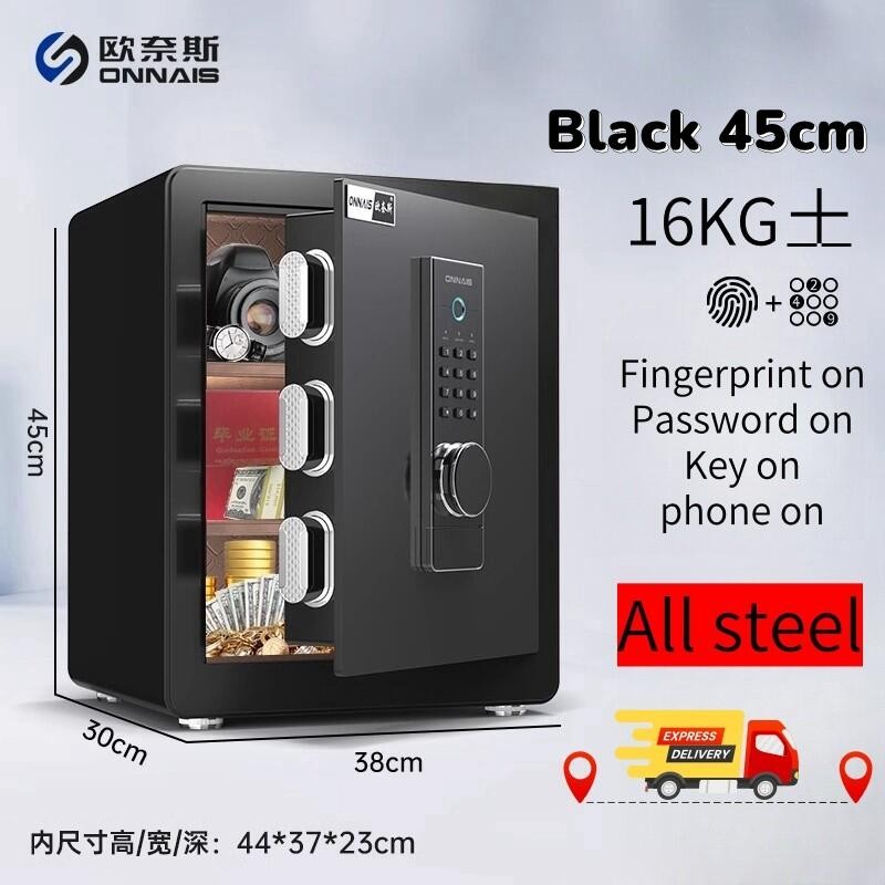 60/45CM Deluxe Biometric Fingerprint Safe Box Smart Touch Screen ...