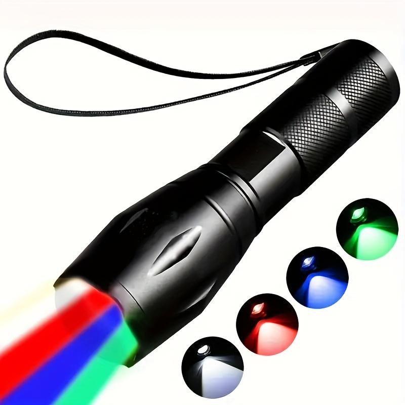 Four color LED super bright headlights, four-color rechargeable ...