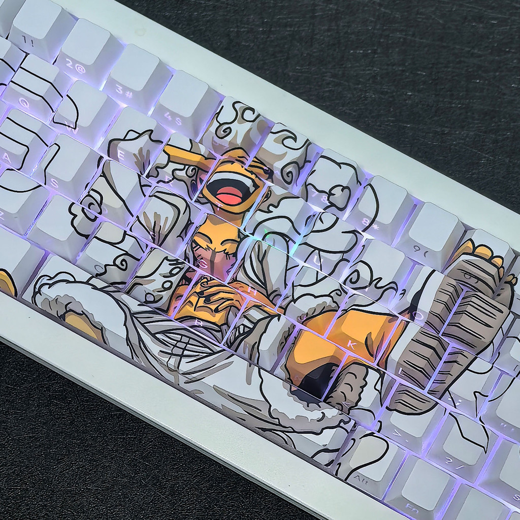Luffy Keycap Cherry Profile 126 Keys PBT Dye Sublimation Letter Side ...