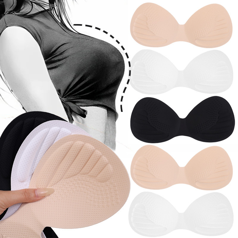 Sponge Foam Cup Mats - Women One-piece Latex Chest Pad - For Swimsuits ...