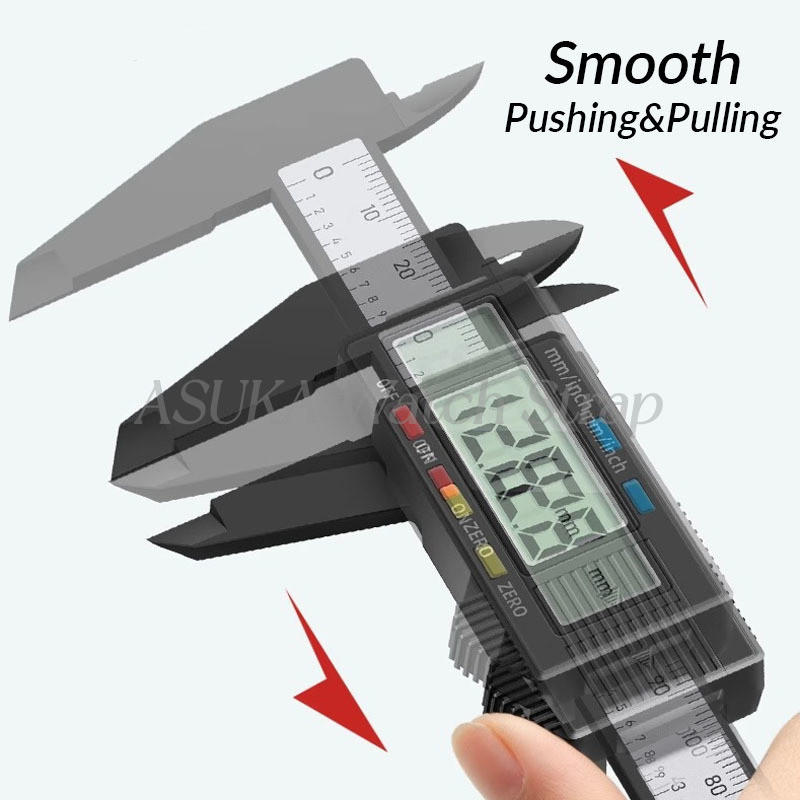 High Accuracy 100mm 150mm Electronic Digital Vernier Caliper Plastic ...