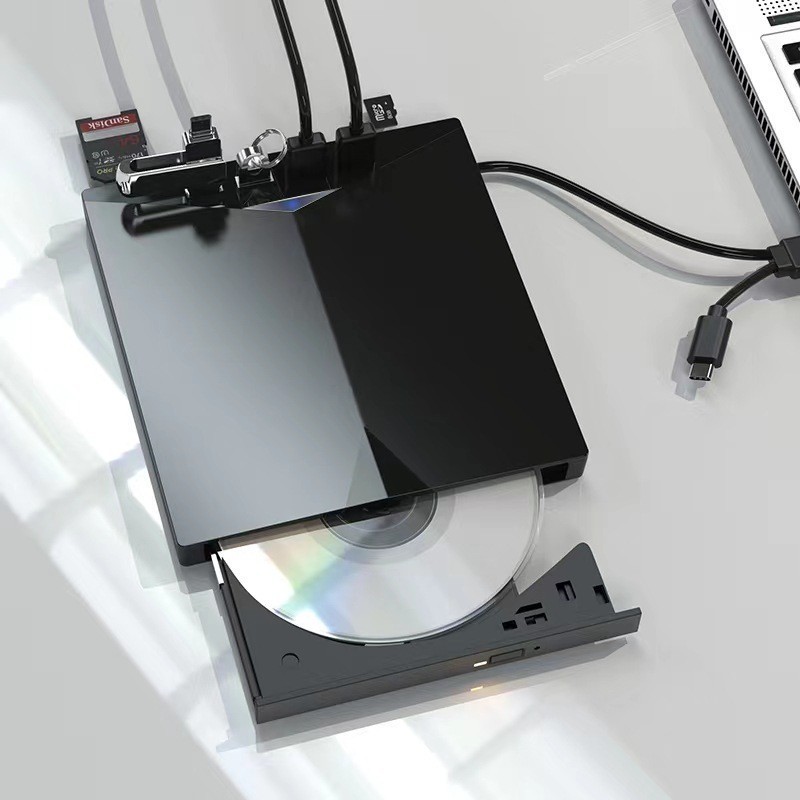 Portable External DVD Player Optical Drive DVD CD-RW Burner Driver ...