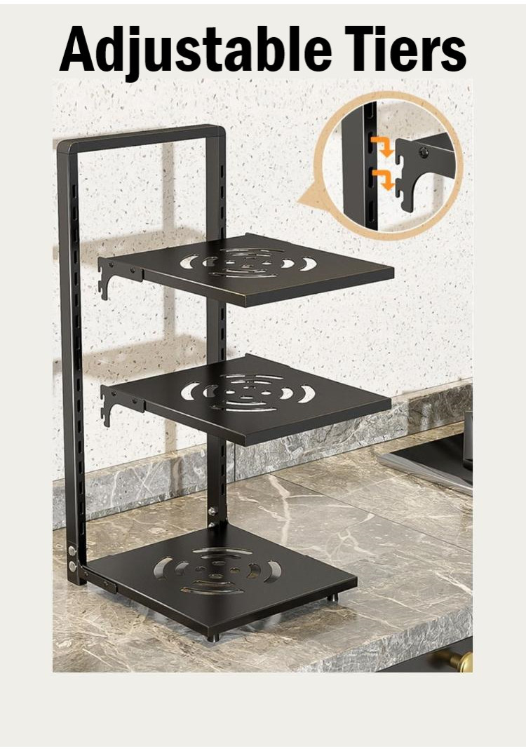 Pot and Pan Organizer Rack - 2/3/4 Tiers Saucepan Pot Organiser Rack ...