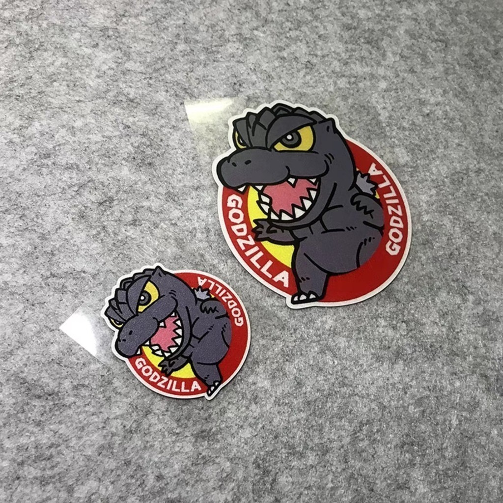 JDM Little Monster Anime Cartoon Waterproof Car Stickers Godzilla ...