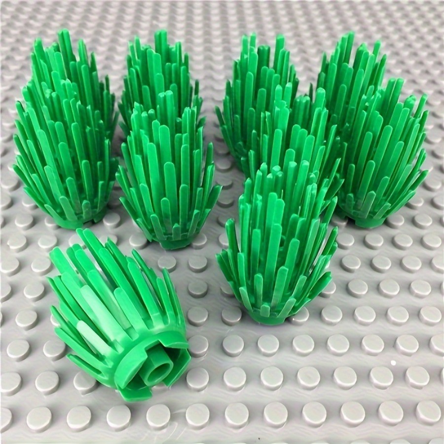 10pcs Moc Bricks 6064 Plant Prickly Bush 2x2x4 Enlighten City Street ...