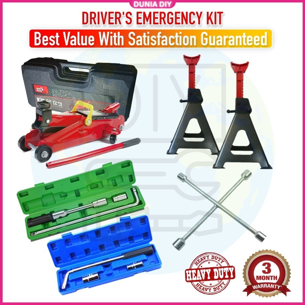 2 Ton Hydraulic Floor Jack Car Tyre Change Tool Auto Repair Tools Jack ...