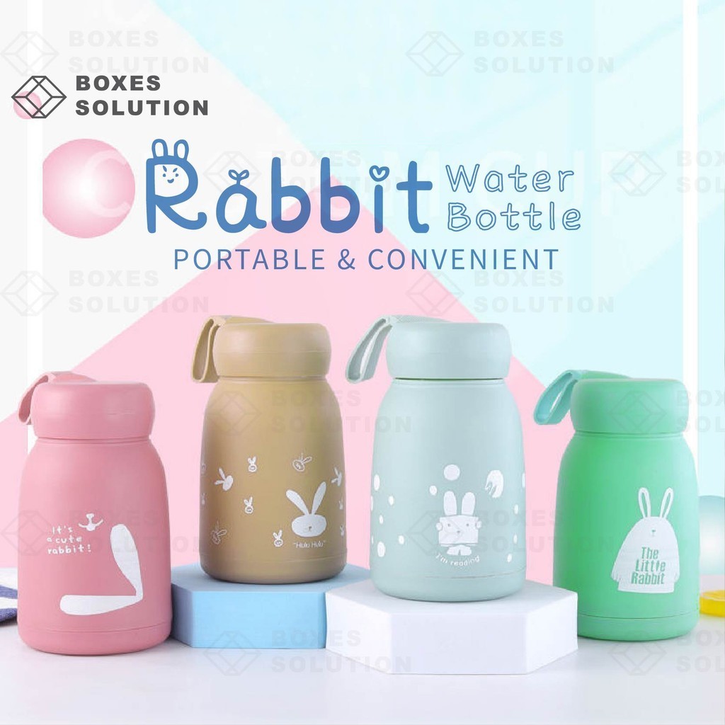 VBS Rabbit Mini Bottle Cute Fancy Glass Drinking Water Bottle Design ...