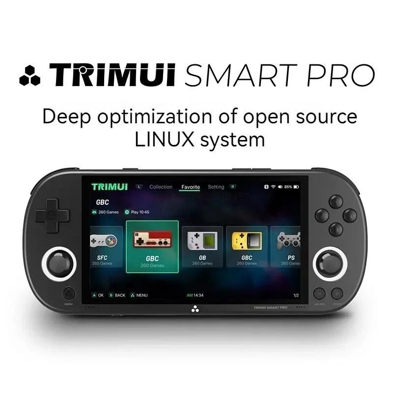 Trimui Smart Pro Handheld Game Console 4.96'' IPS Screen Linux System ...