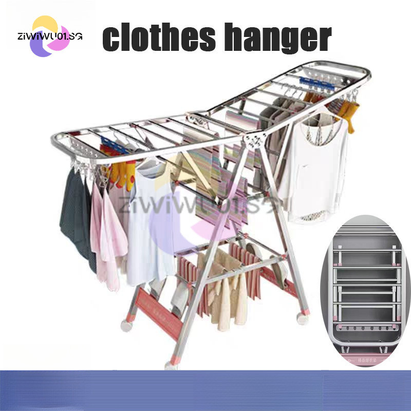 Drying Rack Foldable Clothes Stainless Steel Pipe Or Cloth Hanging ...