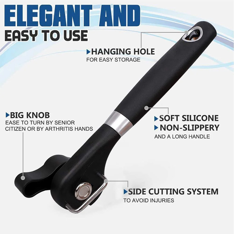 New Safe Cut Can Opener Smooth Edge Can Opener handheld Food Grade ...