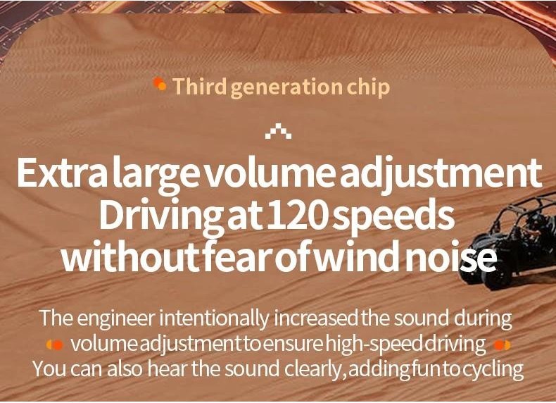 3D Surround Heavy Motorcycle Helmet Intercom Headset Waterproof 300m ...