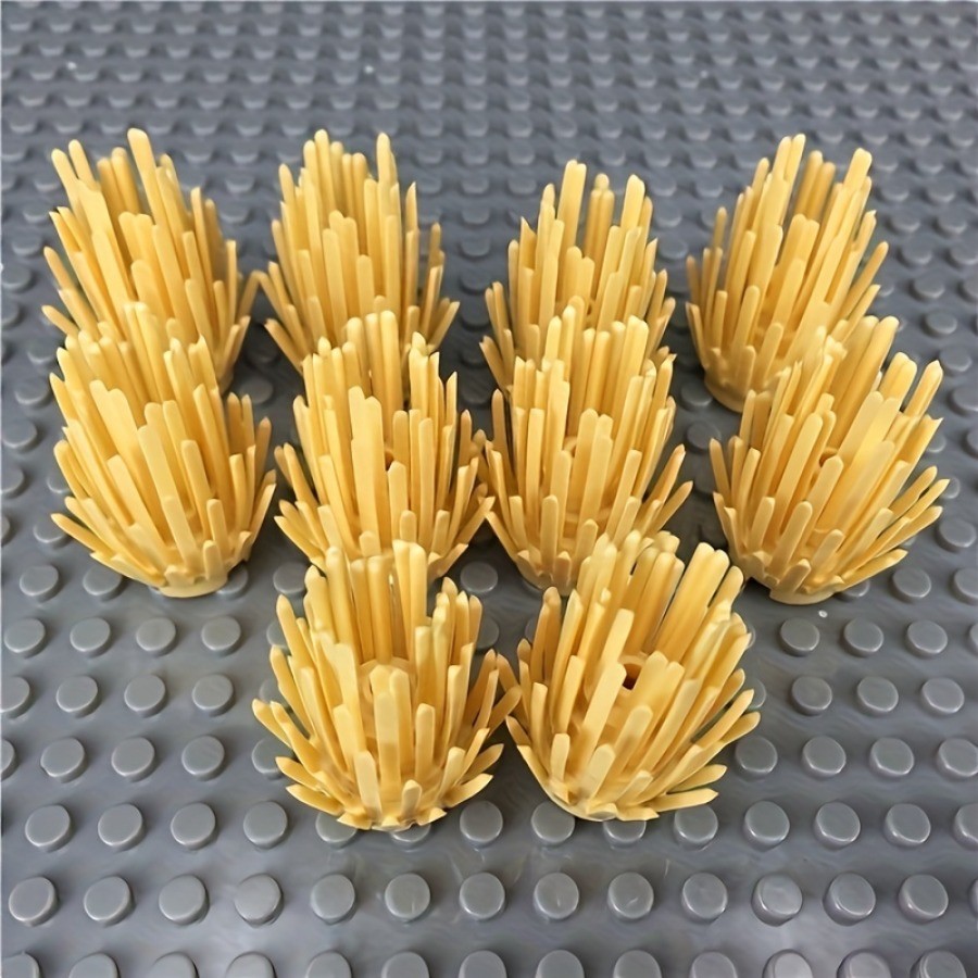 10pcs Moc Bricks 6064 Plant Prickly Bush 2x2x4 Enlighten City Street ...