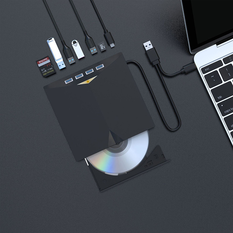 Portable External DVD Player Optical Drive DVD CD-RW Burner Driver ...