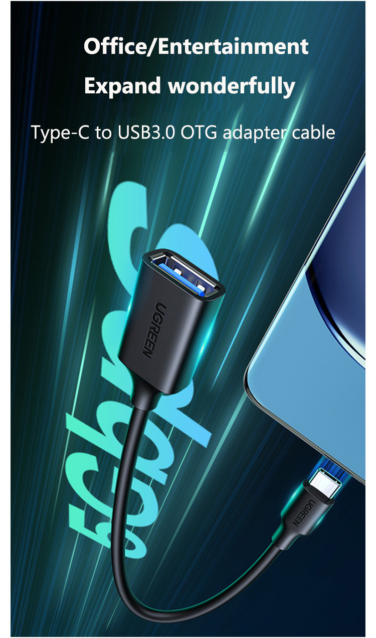 UGREEN USB C to USB Adapter Type C OTG Cable USB C Male to USB 3.0 A ...