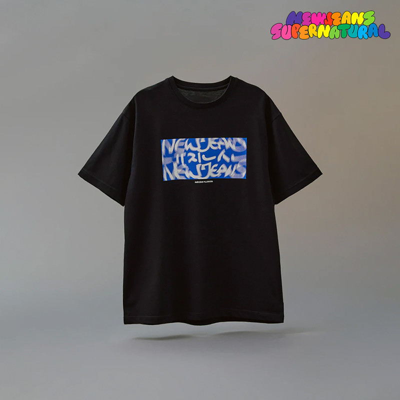 NEWJEANS X HIROSHI FUJIWARA COLLER Cotton T-shirt Minji Hanni