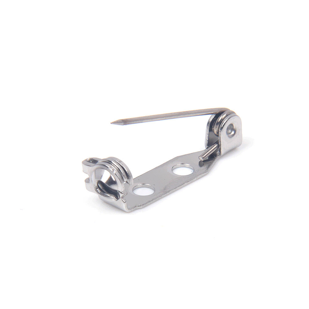 XHN20pcs High Quality Stainless Steel Safety lock Pins Brooch Base Back ...