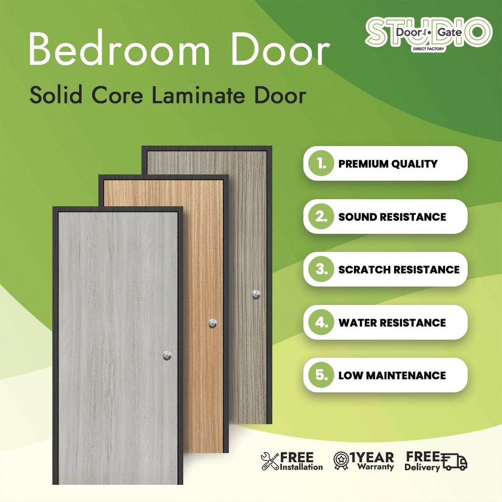 Photo inspiration: Gallery Detail: Laminate Full Solid Bedroom Doors Premium Laminate Colours Suitable