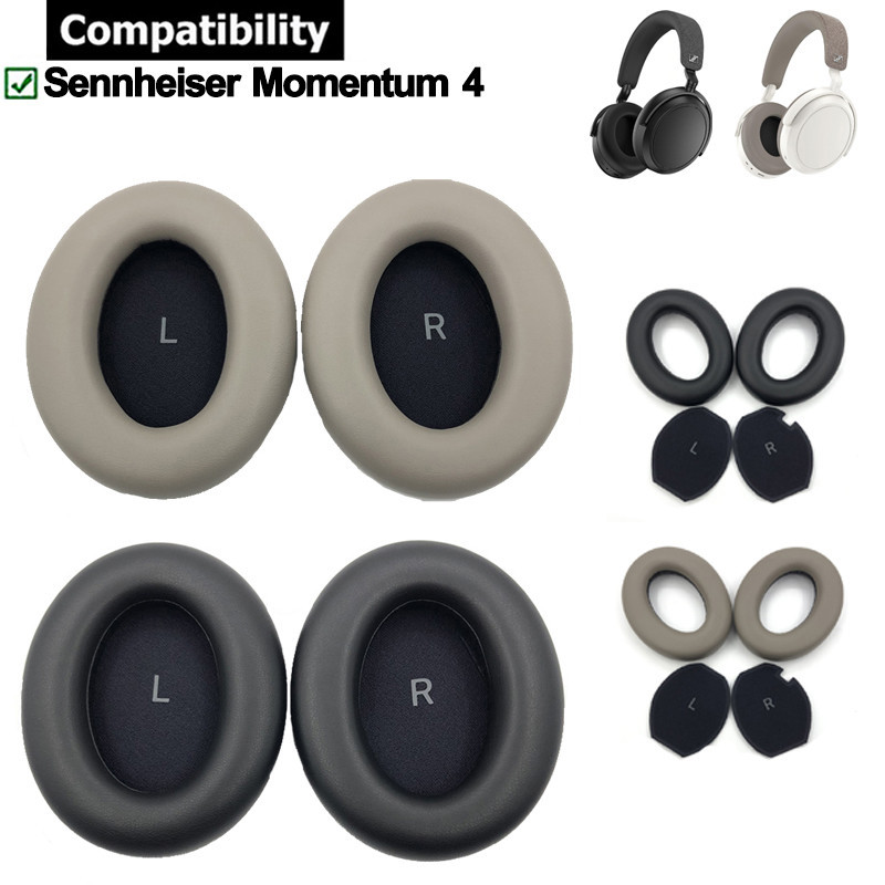 1 Pair Earpads for Sennheiser Momentum 4 Headphone Ear Pads Cushion ...