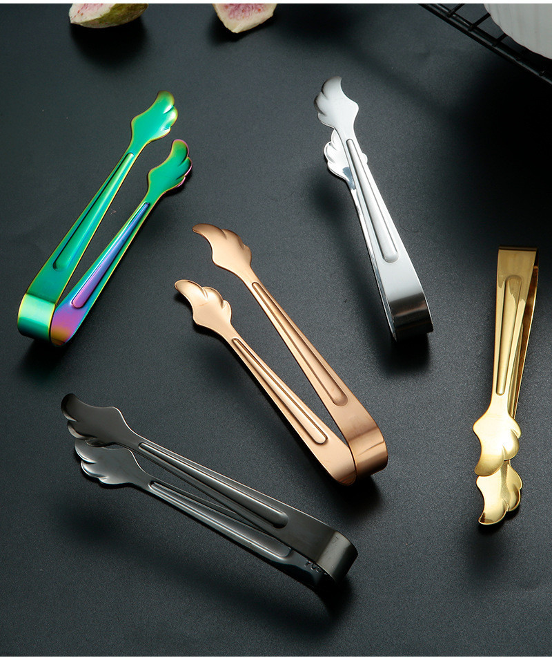 304 stainless steel ice clip thickened food clip kitchen clip U-shaped ...