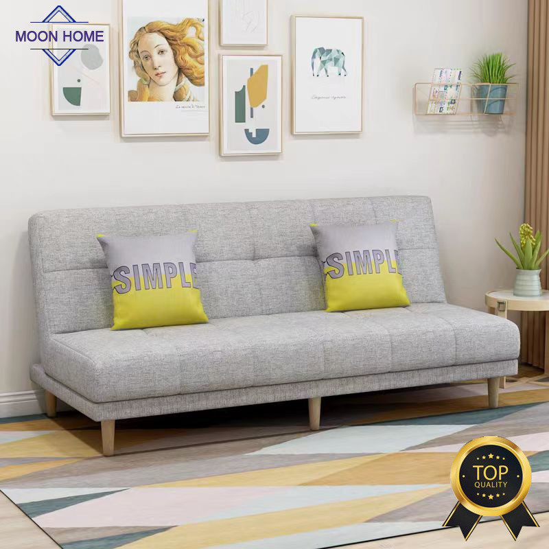 MOON HOME Foldable Bed Small Apartment Living Room Multi-functional ...
