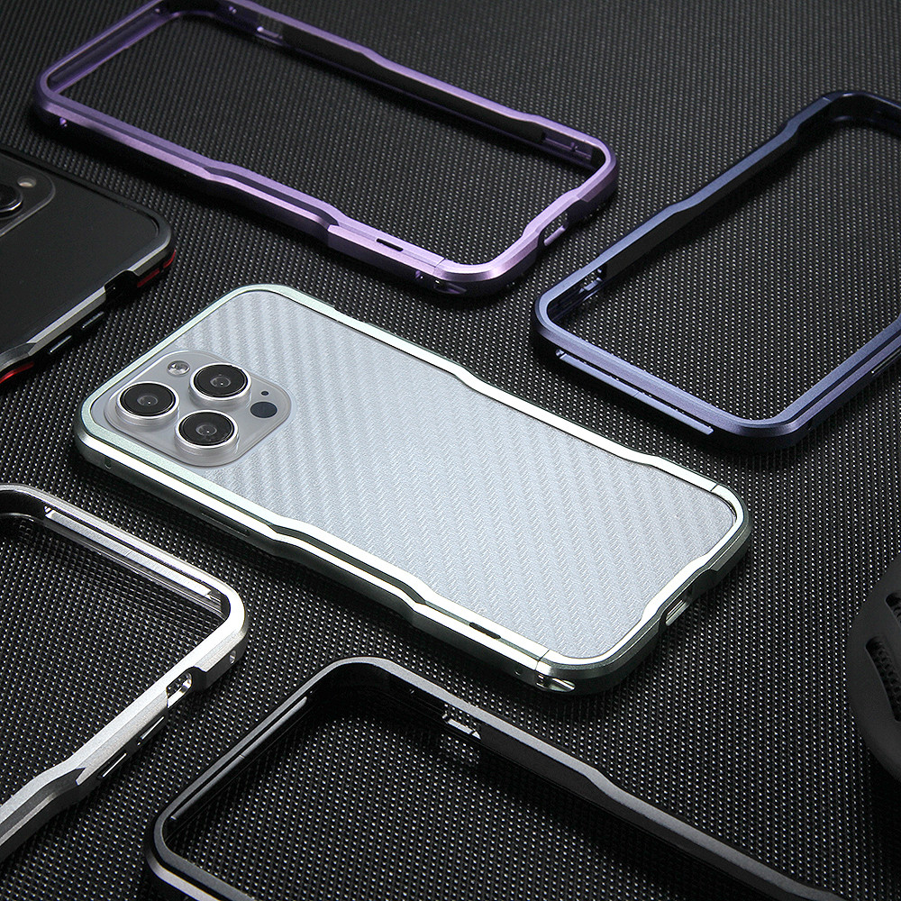 Metal Bumper Case For iPhone 17 16 15 14 Pro Max Plus Alloy Frame 13 12 ...
