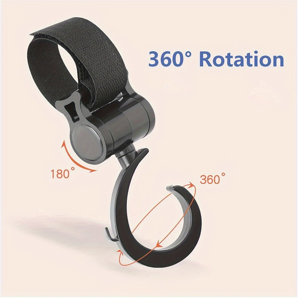 Pram Hook Baby Stroller Accessories Shopping Prop 360 Degree Rotating ...