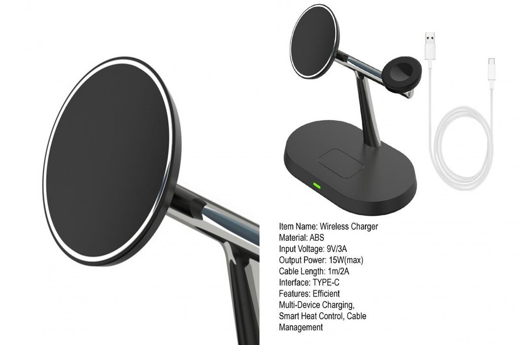 Multi-device Charging Station Magnetic Alignment Charging Station 3-in ...