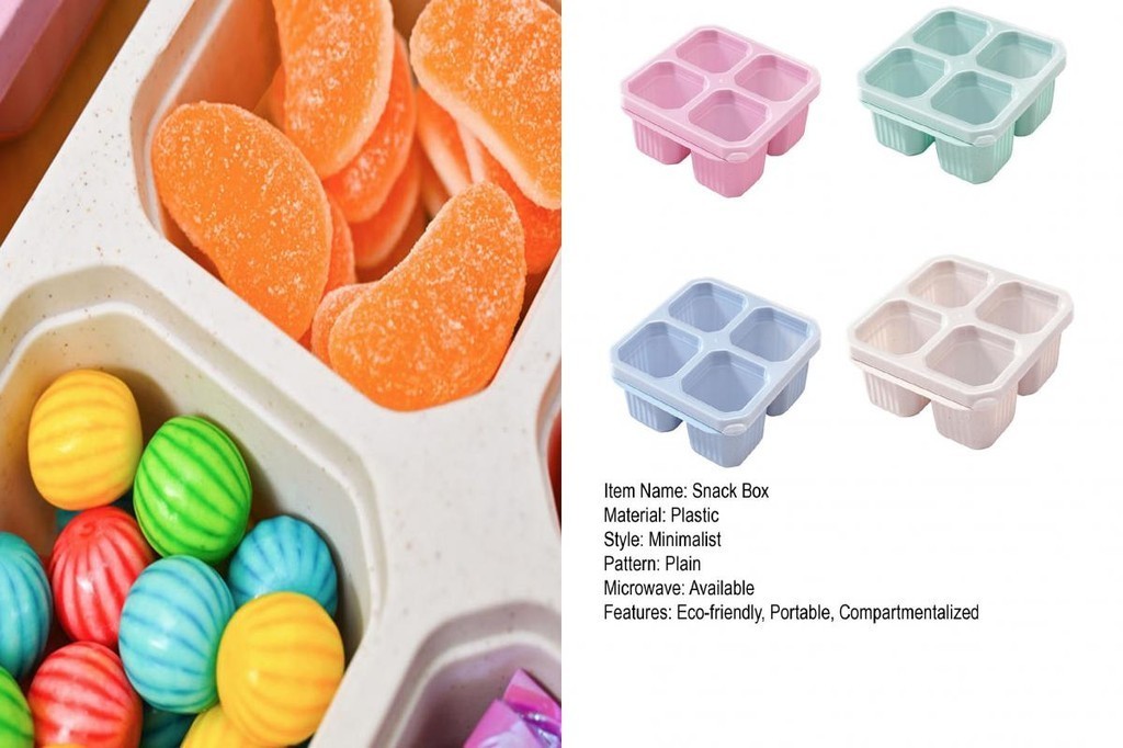 greatdream| Eco-friendly Snack Boxes Portion Containers Stackable Snack ...