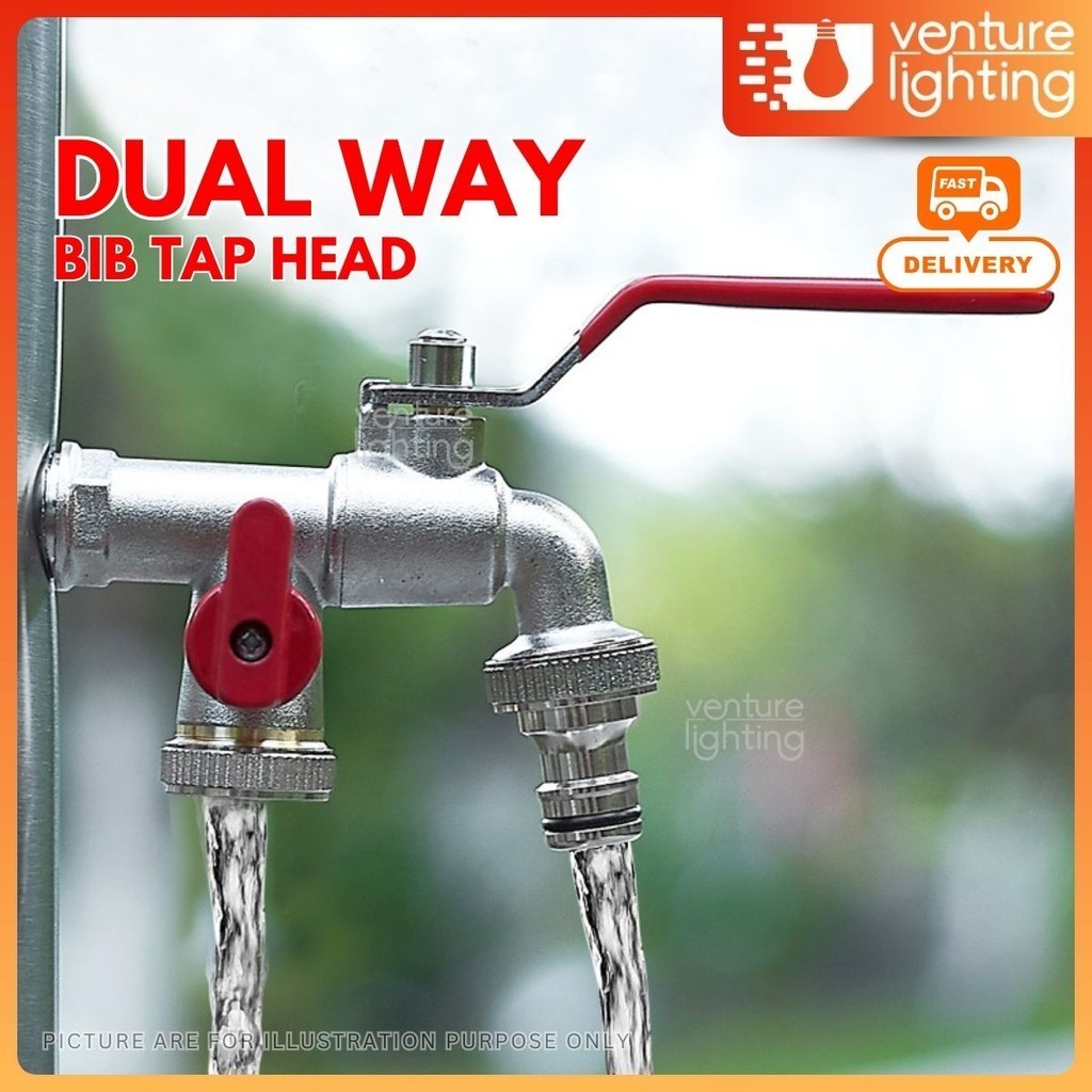 Double-Valve 90 Degree Water Tap High Quality Washing Machine Faucet ...