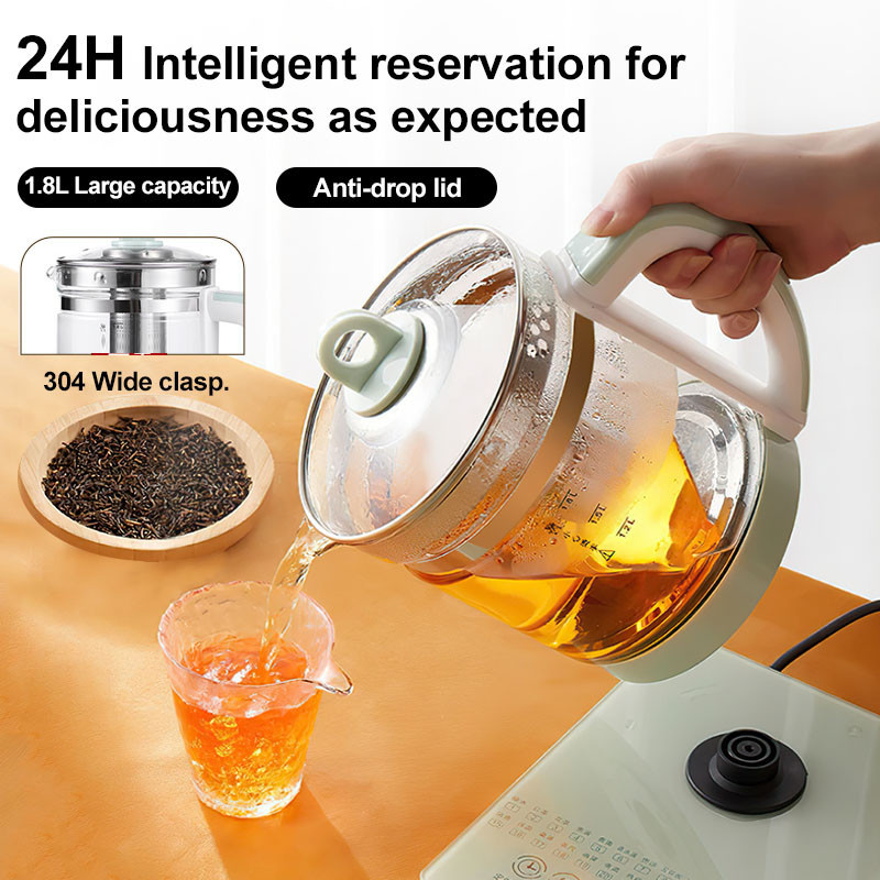 【SG STOCK】Electric Health Teapot 1.8L Multi-function Electric Kettle 24 ...