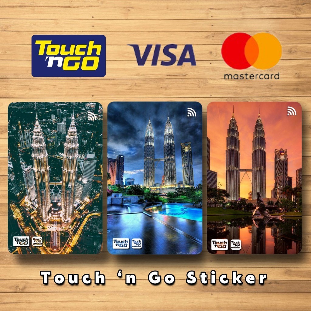 ( KL SCENERY Series ) Touch n Go Card Sticker Cover TNG / MASTER / VISA ...